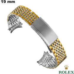 Bracciale per orologio Rolex Metallo 19mm Jubilee Oro