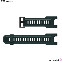 Braccialetto Verde in Silicone 22mm Amazfit per smartwatch economico
