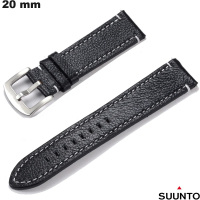 Vente Bracelet Cuir véritable Noir de montre intelligente