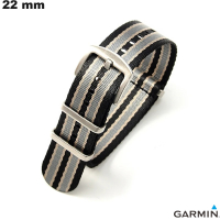 Comprar Pulseira Preta Garmin para relógio inteligente 22mm Nylon