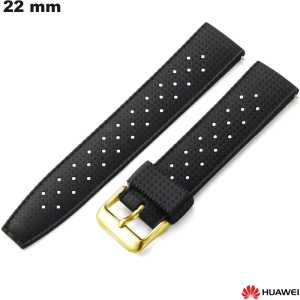 Pulsera de 22 mm Negro smartwatch de caucho Huawei de calidad Pulsera de 22 mm Negro smartwatch de caucho Huawei de calidad