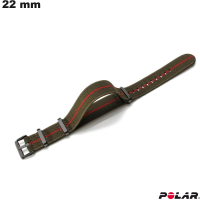 Bracciale 22 mm smartwatch Vert Polar Tissu / Spedizione 24h