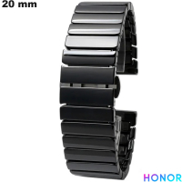 Acquistare Bracciale in Ceramica per smartwatch Honor Nero 20 mm