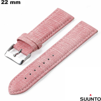 Bracelet Rose 22 mm de montre intelligente Tissu Suunto de qualité