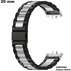 Armband Schwarz Samsung Uhr 20mm Edelstahl kaufen