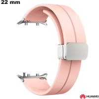 Armband 22 mm Uhr Rosa Huawei Gummi | Schnelle Lieferung