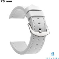 Bracelet Blanc Cuir Synthétique grain Haylou - Envoi en 24h