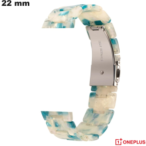 Sale of 22 mm Resin Bracelet for OnePlus Watch White Sale of 22 mm Resin Bracelet for OnePlus Watch White