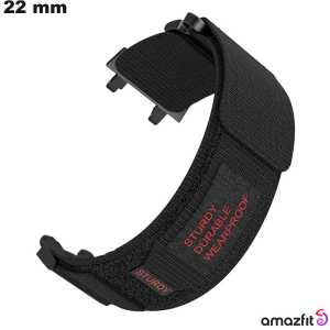 Venda de Bracelete Amazfit de Relógio Conectado Tecido Preto 22 mm