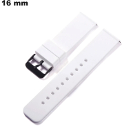 Pulsera de reloj Blanco Silicona 16 mm | Montaje Fácil