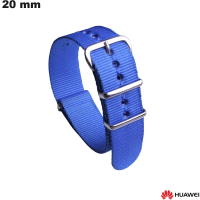 Verkauf Armband 20mm Huawei Smartwatch Blau Nylon