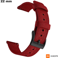 Acquistare Bracciale Rosso Tessile per orologio connesso Xiaomi 22 mm