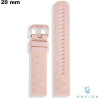 Bracelet Haylou pas cher Rose 20mm Silicone \ Frais de Port 3,99€