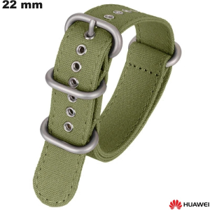 Acheter Bracelet Tissu montre connectée 22mm Huawei Vert