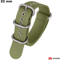 Acheter Bracelet Tissu montre connectée 22mm Huawei Vert