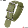Acheter Bracelet Tissu montre connectée 22mm Huawei Vert