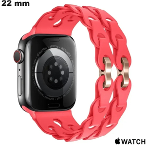 Apple Watch 22mm Siliconen Armband Kopen voor Roze Horloge
