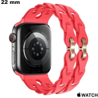 Apple Watch 22mm Siliconen Armband Kopen voor Roze Horloge