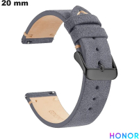 Acquistare Bracciale Grigio in Vera Pelle 20 mm per orologio Honor