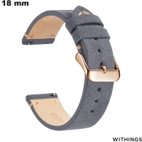 Armband Withings Smartwatch Echtes Leder 18mm Grau günstig