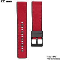 Armband Samsung Silikon 22mm Rot hochwertige Smartwatch