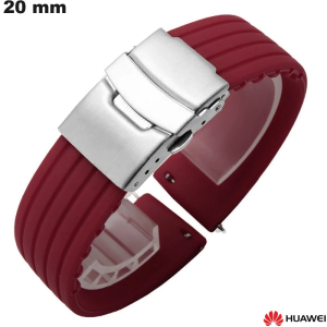 Armband Rood smartwatch u Rubber 20 Huawei goedkoop Armband Rood smartwatch u Rubber 20 Huawei goedkoop