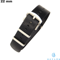 Vente Bracelet 22 mm Nylon Haylou montre intelligente Noir