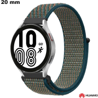 Acheter Bracelet Vert Nylon Scratch Huawei 20mm de montre