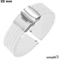 Pulsera de Caucho Amazfit Blanca de 22mm para reloj de calidad