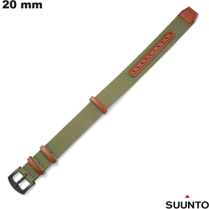 Acheter Bracelet 20 mm Suunto Tissu Vert montre intelligente