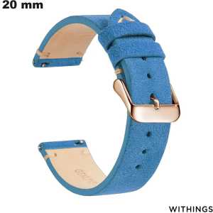 Echte Leren Armband Withings Blauw: Verzending binnen 24 uur