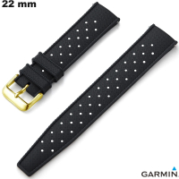 Pulseira Preta de Borracha para relógio Garmin 22 mm - Qualidade Premium