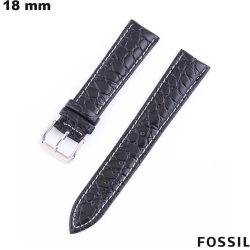Bracciale per smartwatch Fossil in vera pelle stile croco