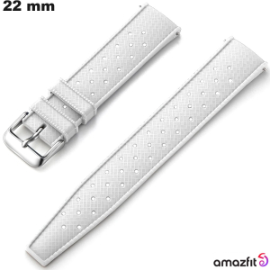 Pulsera de 22 mm para smartwatch Durable Blanca Silicona Amazfit barata