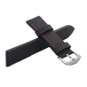 Armband Faux-Leder 18mm Schwarz Withings Uhr / Schnelle Lieferung