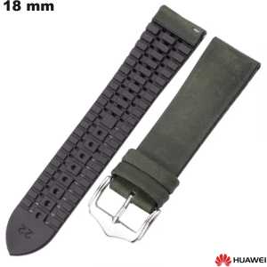 Bracciale in Caucciu 18 mm per Orologio Huawei Verde Economico