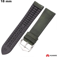 Armband Gummi 18 mm für Huawei Uhr Grün günstig