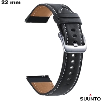 Acheter Bracelet Suunto pour montre 22mm Noir Cuir véritable