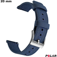 Bracciale smartwatch 20 mm Polar Textile Blu | Montaggio Facile
