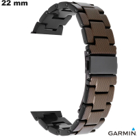 Bracelete Marrom Garmin Resina smartwatch 22mm - Entrega Rápida