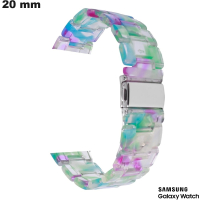 Kaufen Sie mehrfarbigen 20 mm Samsung Smartwatch-Armband aus Harz