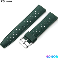 Bracciale in caucciu Honor smartwatch 20mm Verde di qualità