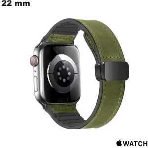 Bracelet Silicone old school montre Apple Watch Vert pas cher