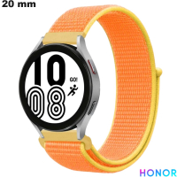 Braccialetto Honor Arancione 20mm per orologio connesso Tessuto di qualità