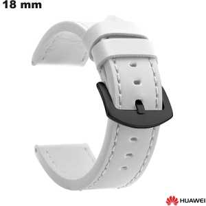Pulsera Huawei 18mm reloj Blanco Simil cuero: Envío Rápido