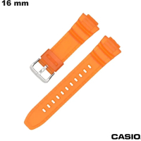 Verkauf Armband e Casio 16mm Transparent Gummi für Uhr