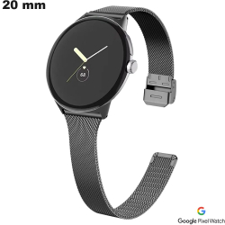 Bracelet mailles fines Acier inoxydable 20mm Google Pixel