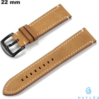 Acquistare Bracciale Haylou Marrone in Vera Pelle 22mm per Orologio