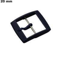 Verkauf von Kunststoffarmband für 20 mm Uhr Blau Ardillon