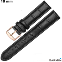 Bracelete Garmin de couro verdadeiro, relógio inteligente croco de qualidade